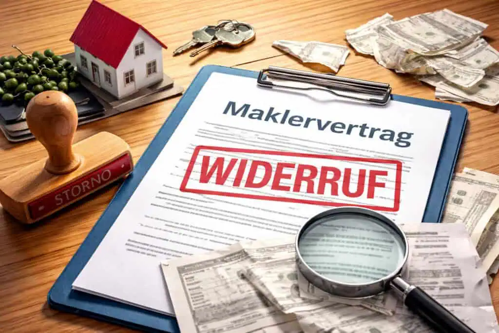 Widerruf von Maklerverträgen